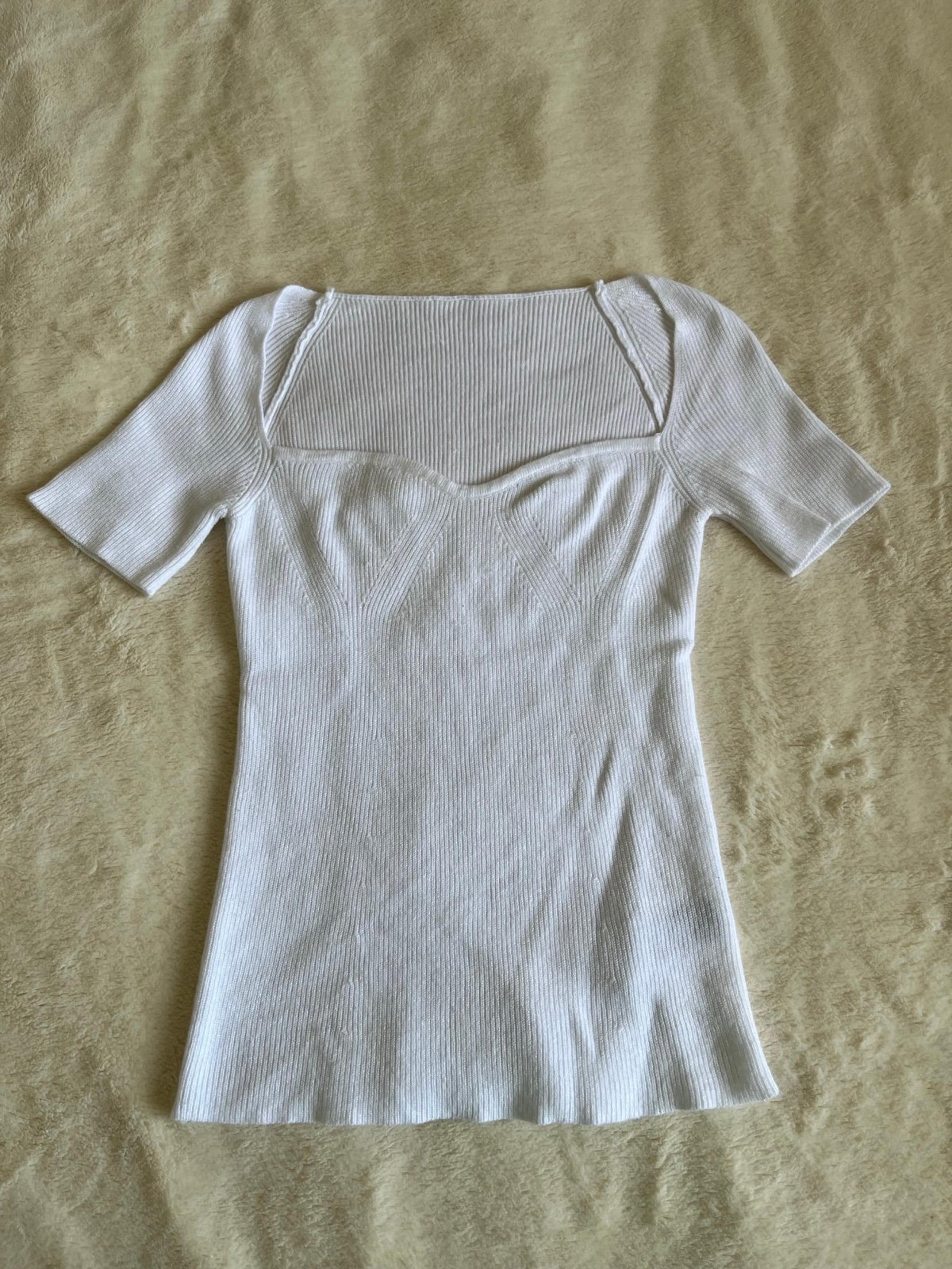 Brandy Melville White knit top