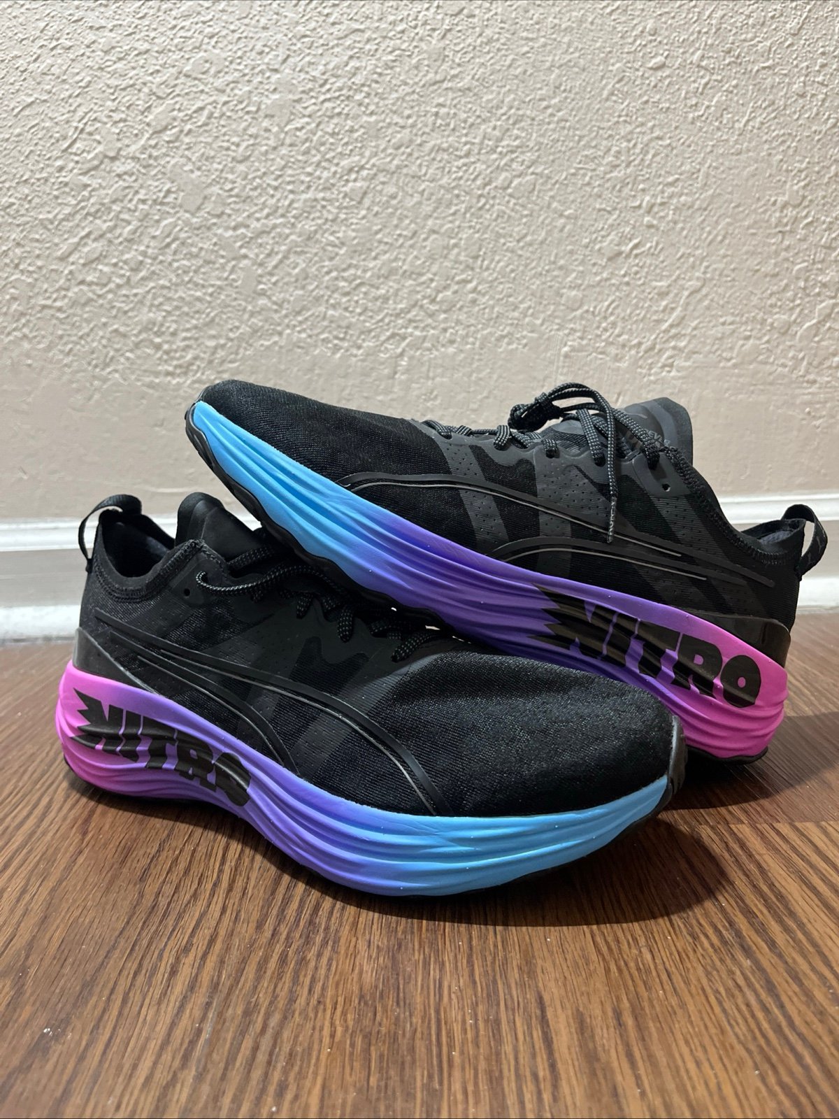 Size 11 - PUMA ForeverRun Nitro Sunset Black - 380007 01
