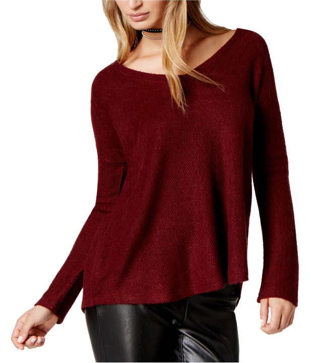 Jack byBB Dakota Waffle Knit Button Back