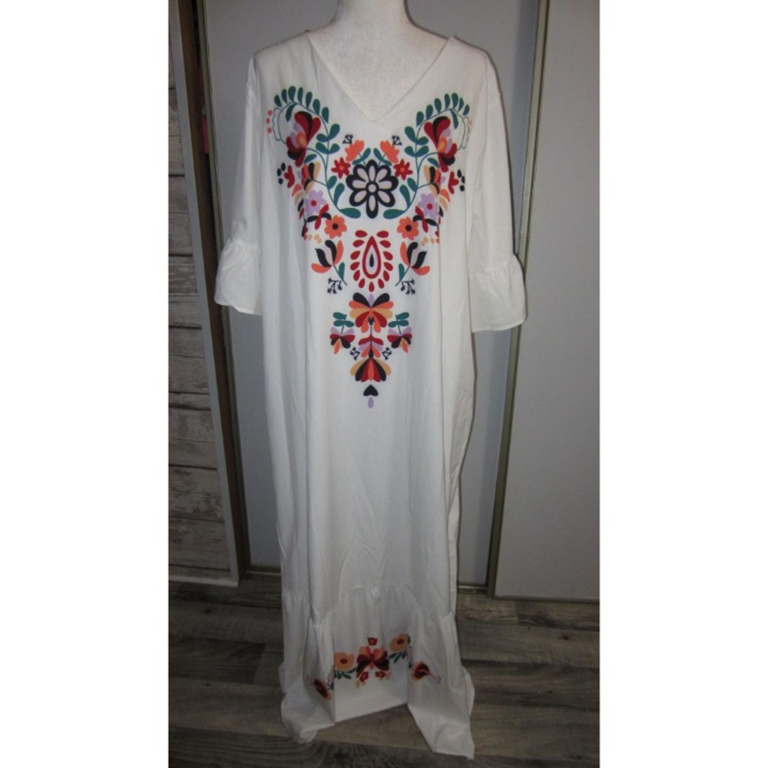 Zanzea Collection 5XL Floral Maxi Casual Occasion Dress