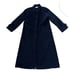 Vintage Jones New York 100% Wool Long Black Coat 50 Tall Size 8 Tip Is Damage.