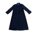 Vintage Jones New York 100% Wool Long Black Coat 50 Tall Size 8 Tip Is Damage.