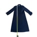 Vintage Jones New York 100% Wool Long Black Coat 50 Tall Size 8 Tip Is Damage.