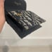 Dior Logo Print Card Case Navy