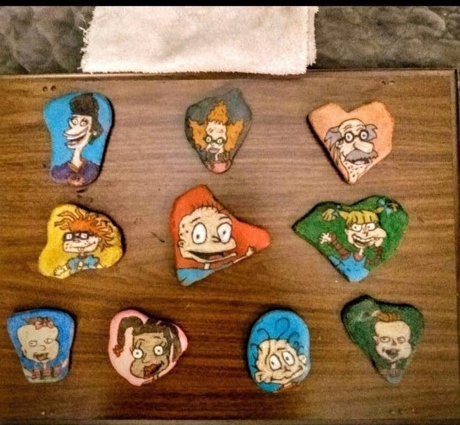 Rugrats rock art set