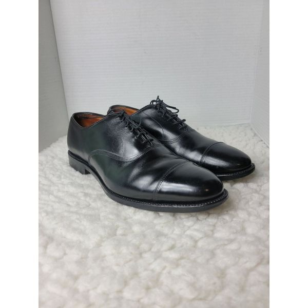 Allen Edmonds Park Avenue Mens Oxford Size 10 D Black Leather Dress Shoes