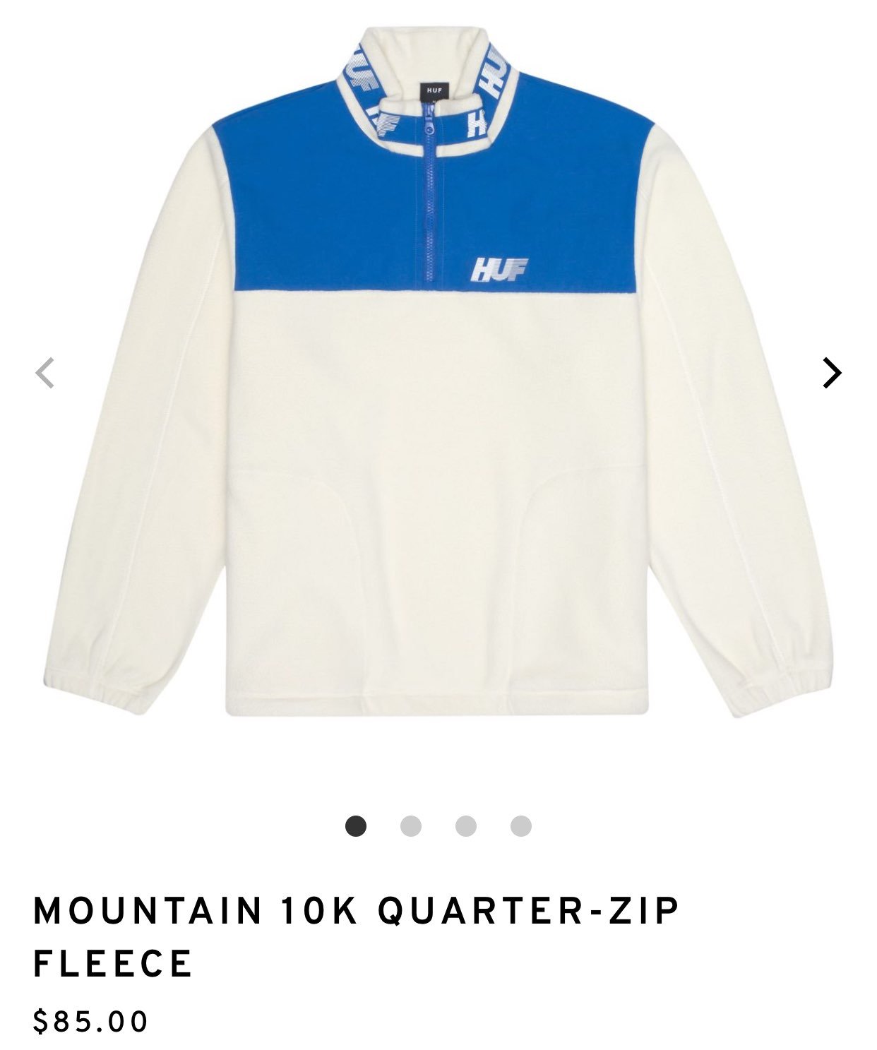 HUF fleece jacket
