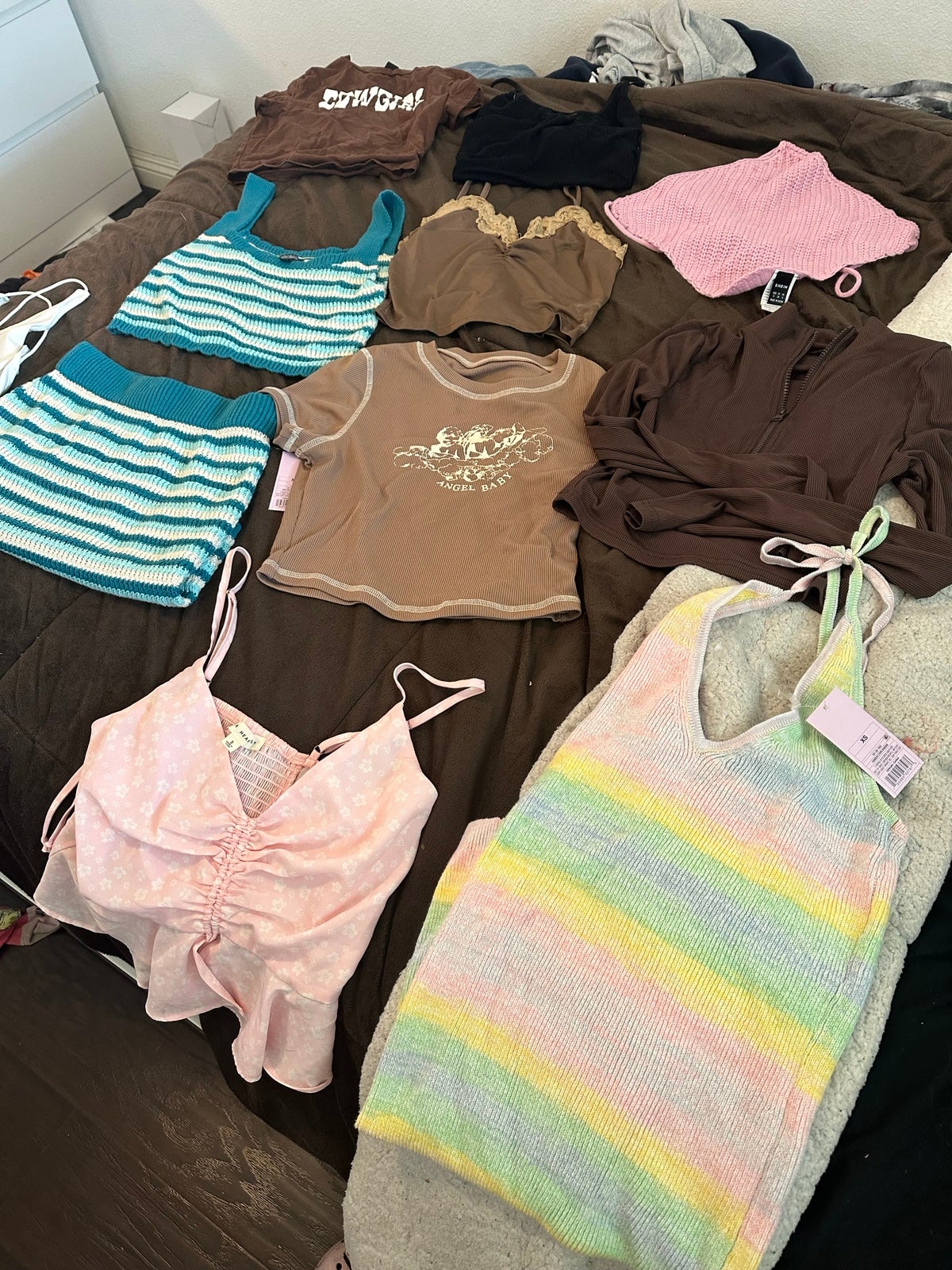 bundle of women clothes