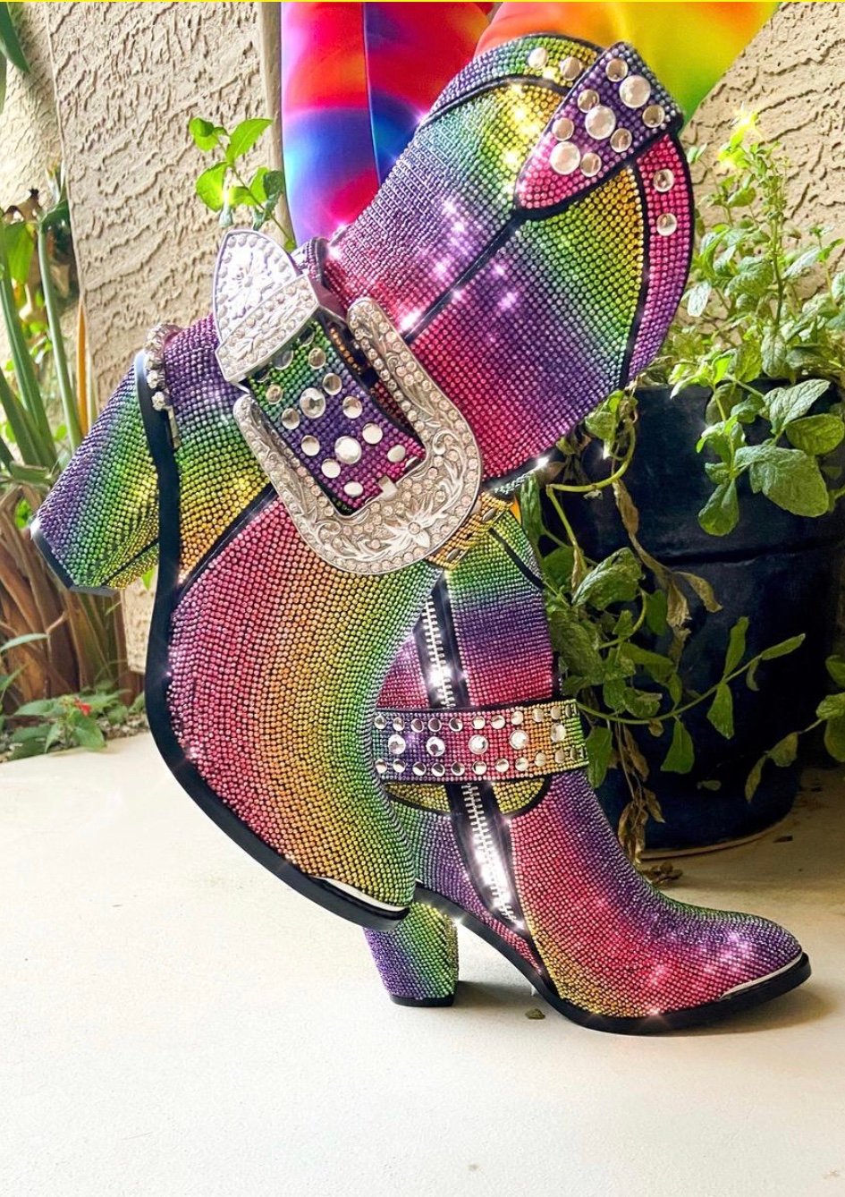 Women’s Rainbow Pride Western Boots
