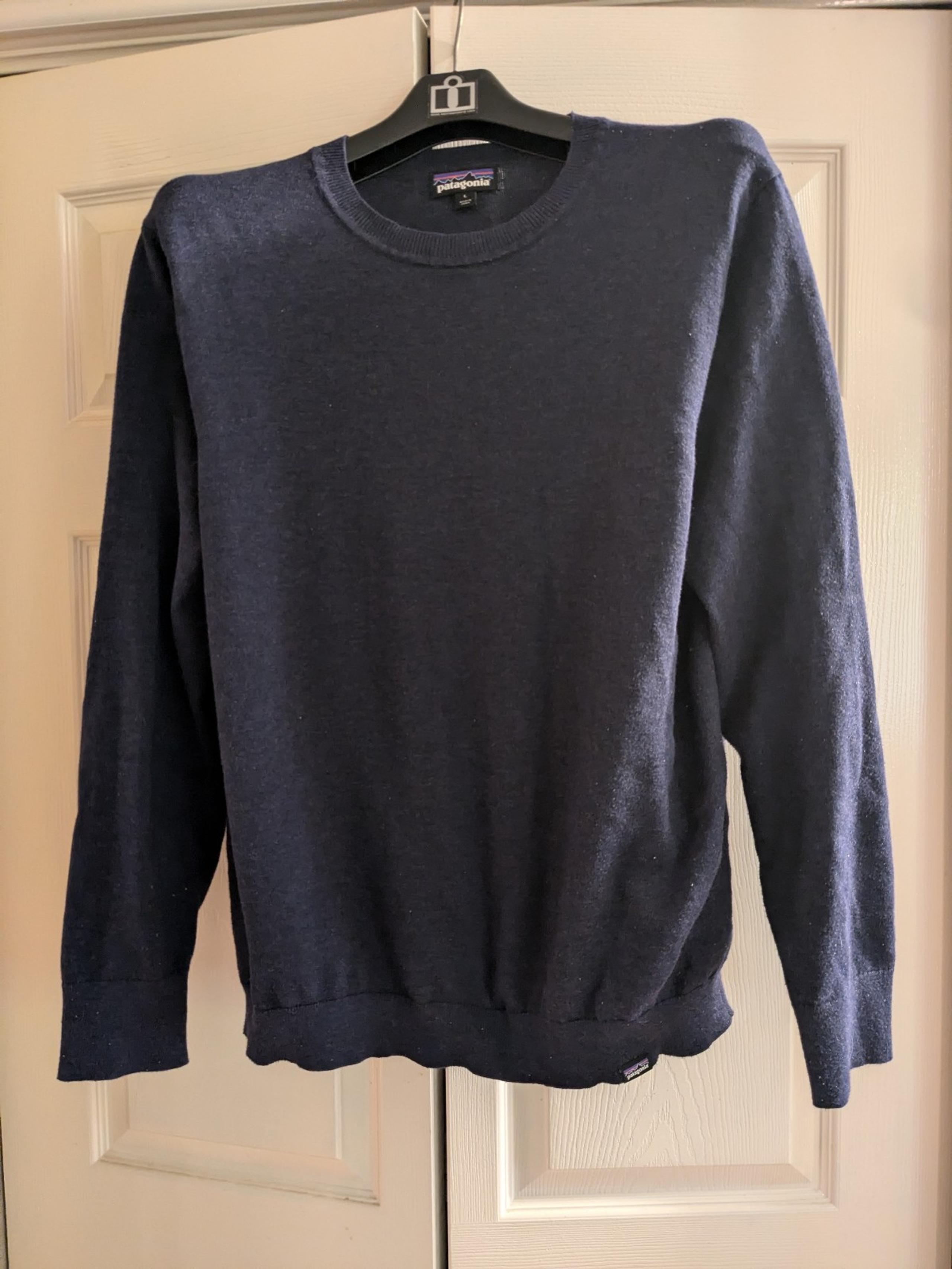 Patagonia Men's Organic Cotton/Polyester Sweater Size Large