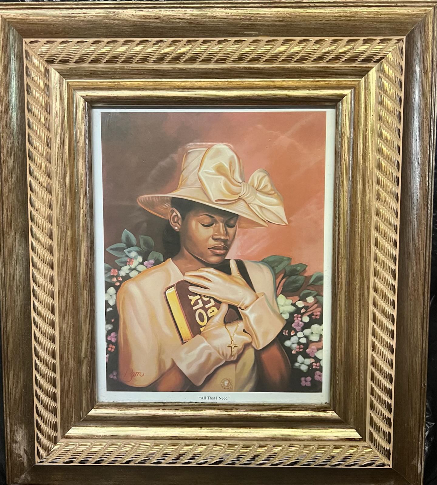 All that I need framed art