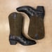 Suede/Snake Print Cowgirl Boots