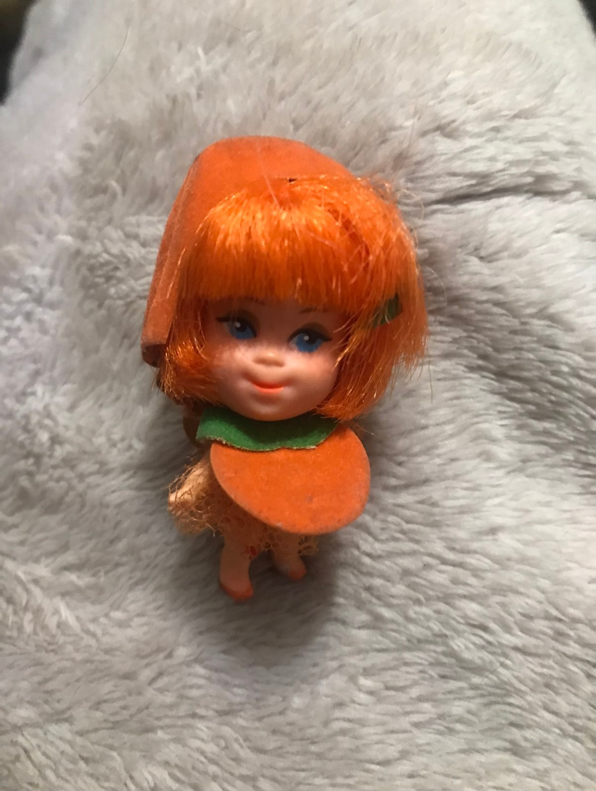 1968 Olivia Orange Liddle Kiddle Doll Pop Bottle Kola