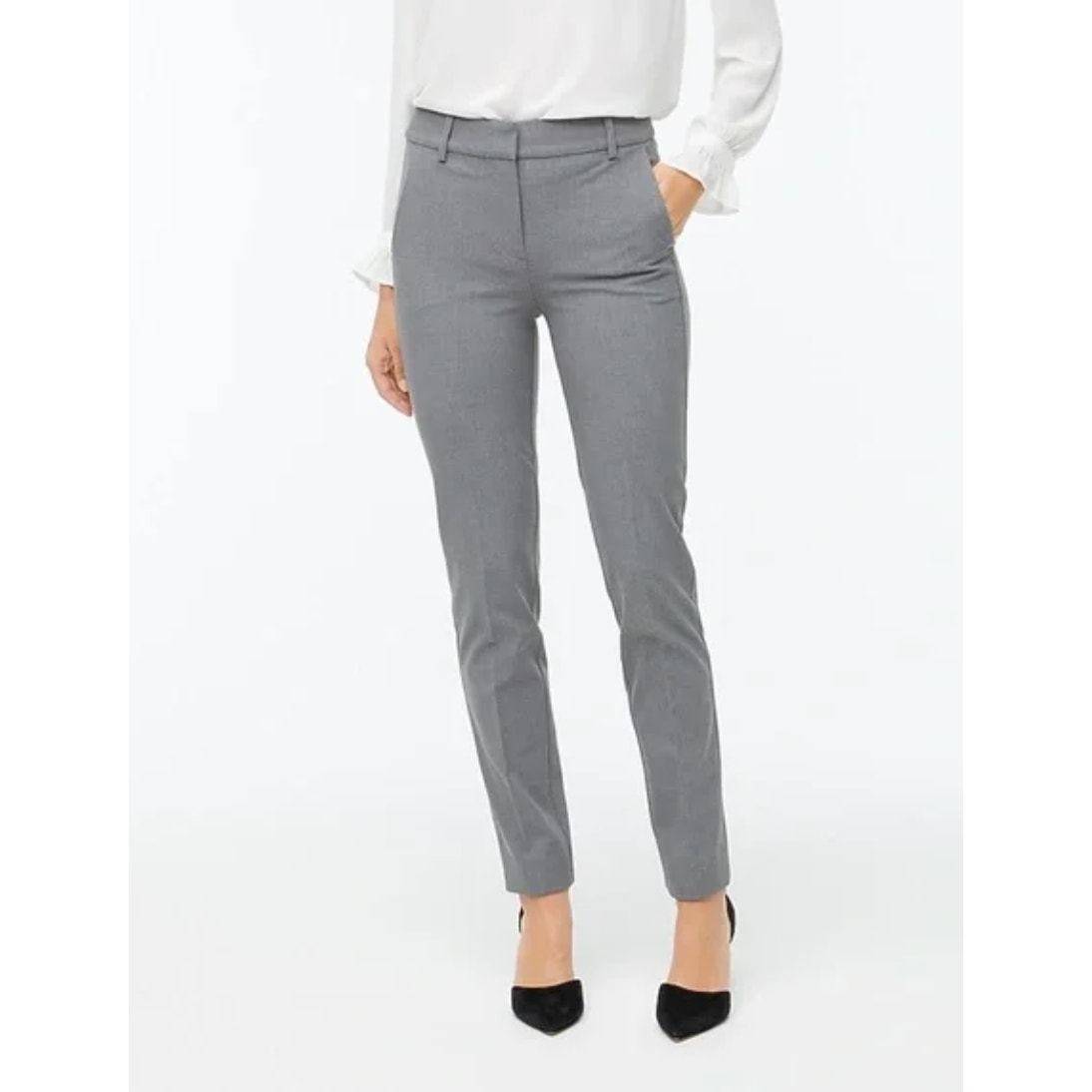 J.Crew Ruby Full Length Ruby Stretch Twill Slim Fit Trousers Size 0 NWT