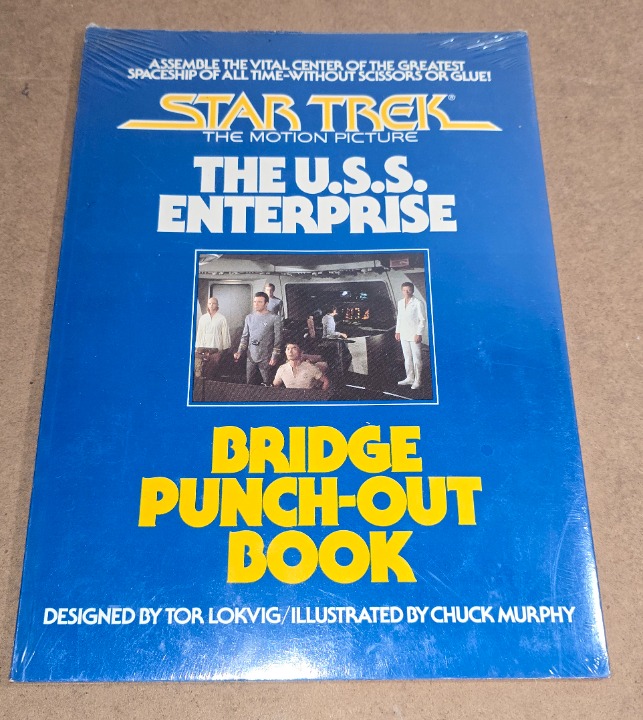Vtg 1979 Star Trek The Motion Picture U.S.S. Enterprise Bridge Punch-Out Book