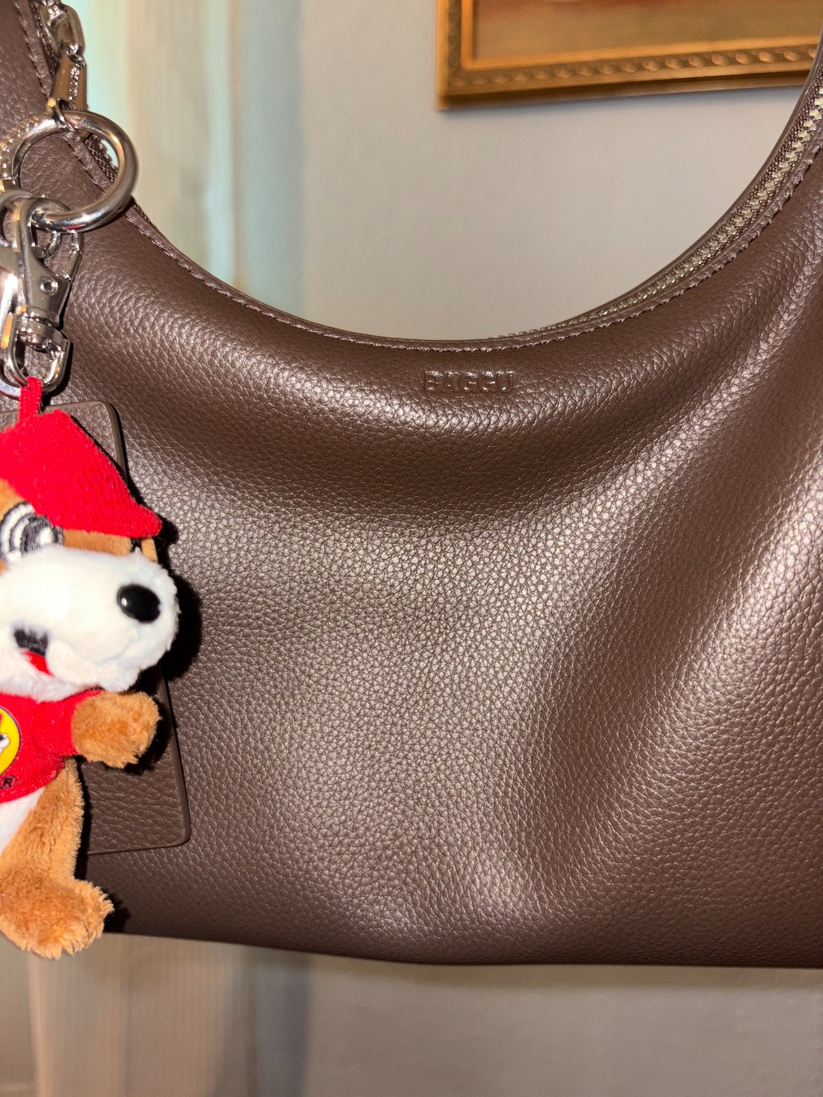 Baggu small leather bag