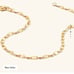 Brand-New Mejuri 14K Solid Gold Anchor Chain Bracelet