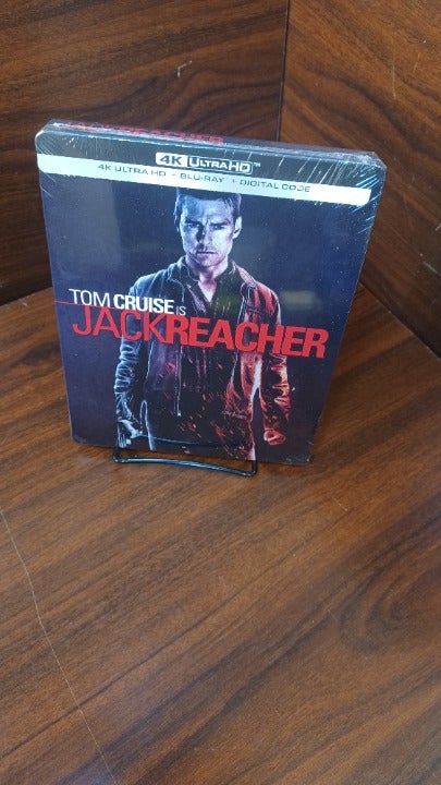 Jack Reacher Steelbook (4K+Blu-ray)NEW(Sealed)-Free Box Shipping w/Track