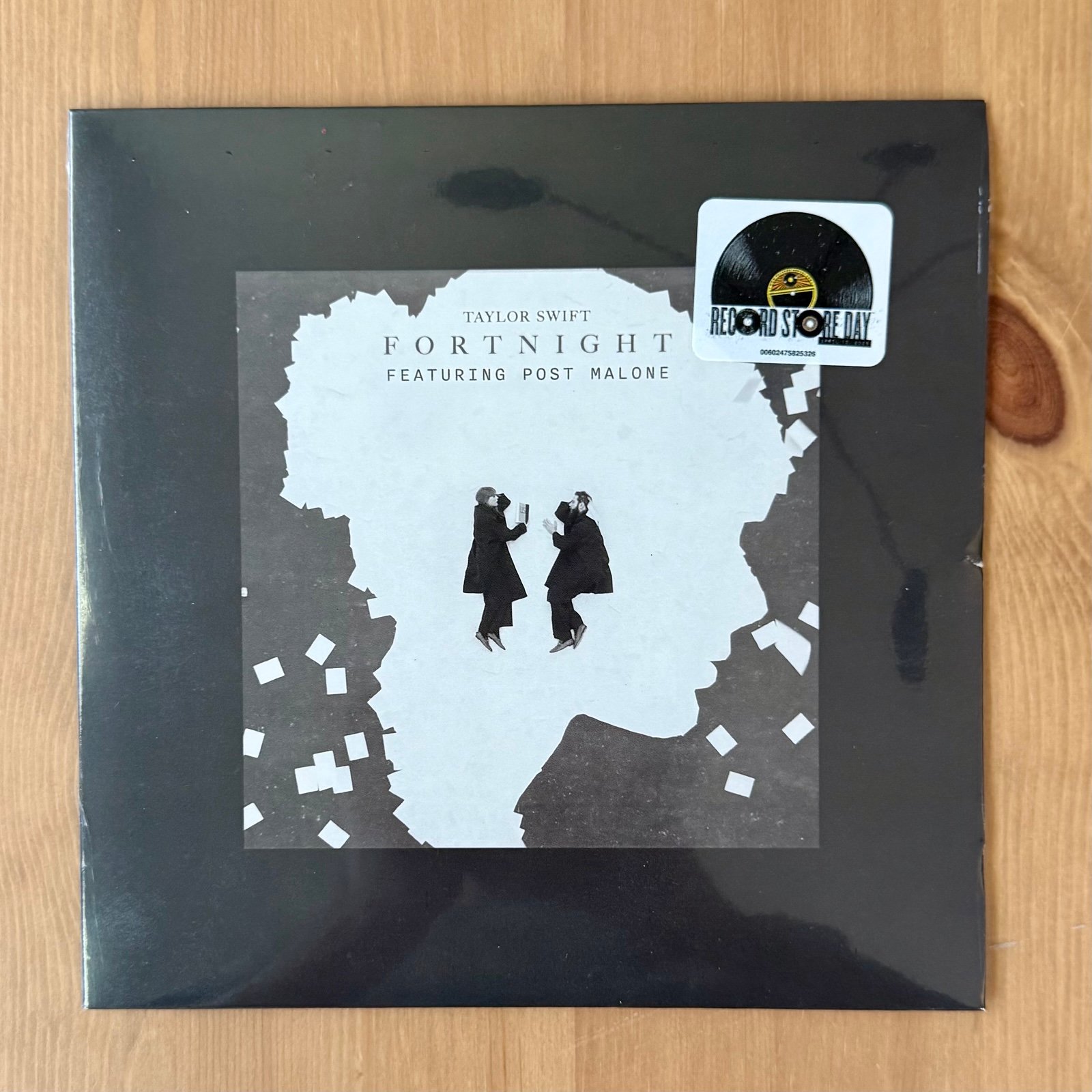 Taylor Swift & Post Malone Fortnight RSD 7” White Vinyl Record Store Day!