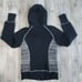 Lululemon Special Edition Scuba Full Zip Hoodie Fair Isle Knit Womens Sz 6 Black