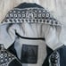 Lululemon Special Edition Scuba Full Zip Hoodie Fair Isle Knit Womens Sz 6 Black