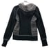 Lululemon Special Edition Scuba Full Zip Hoodie Fair Isle Knit Womens Sz 6 Black
