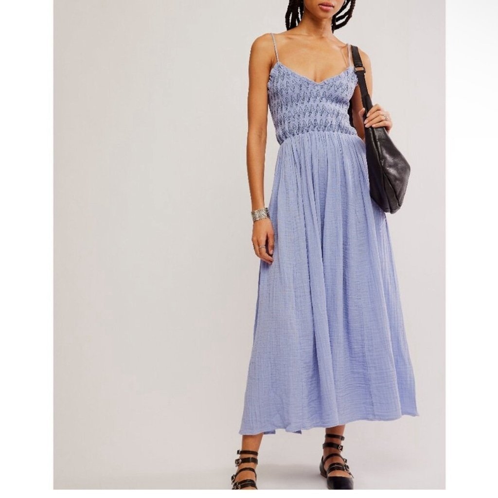 Free People Sweet Nothings Solid Midi