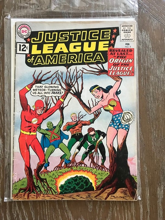 JUSTICE LEAGUE of AMERICA #9 VG 1962