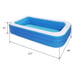 120 x 72 x 22 Inflatable Swimming Pool - Wall Thickness 0.3mm Blue