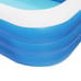 120 x 72 x 22 Inflatable Swimming Pool - Wall Thickness 0.3mm Blue