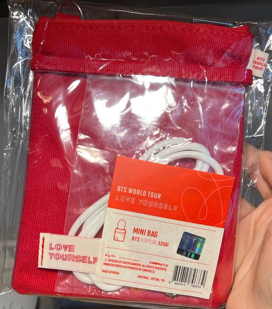 BTS Love Yourself Lys World Tour Mini Bag