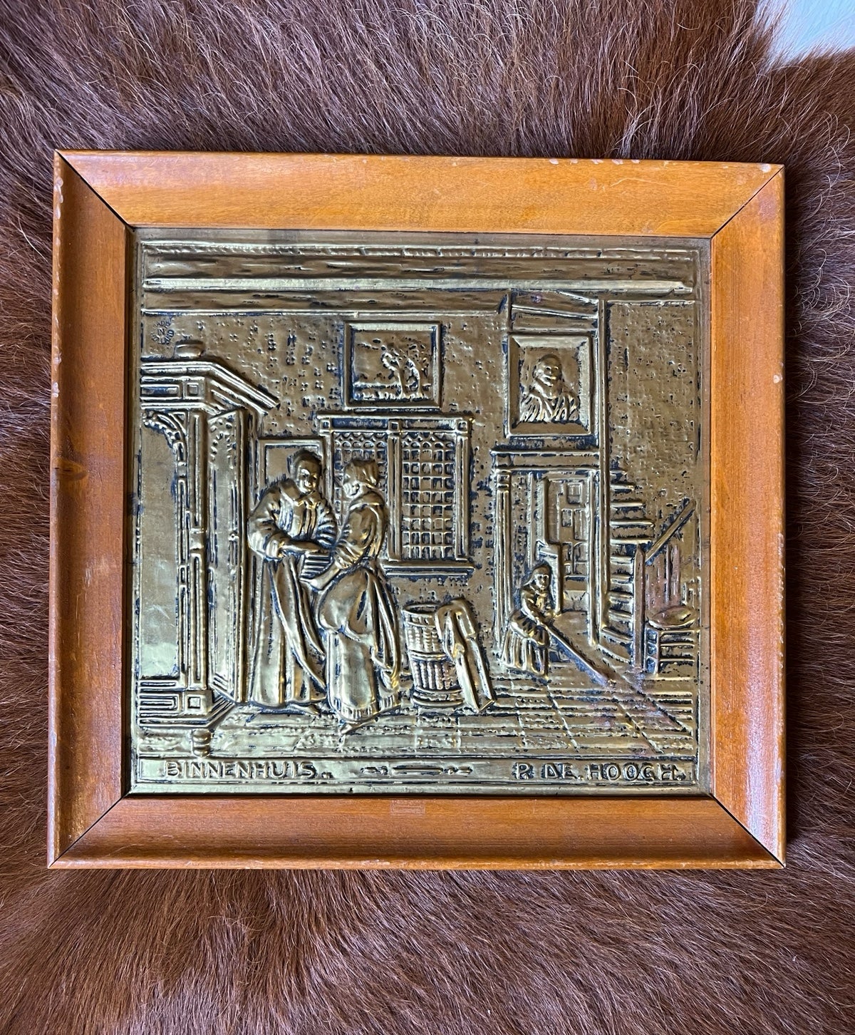 Vintage Brass Relief