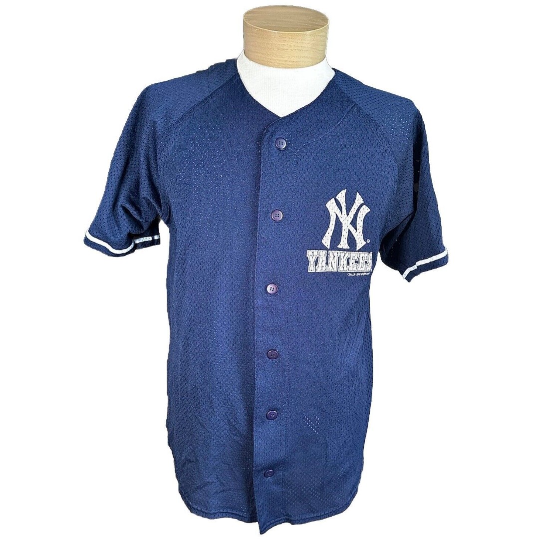 Vintage 90’s New York Yankees Derek Jeter #2 Chalk Line Baseball Jersey