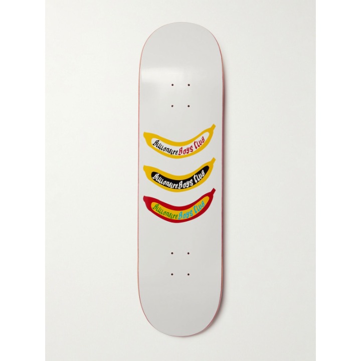 Billionaire Boys Club Logo Print Wooden Skateboard