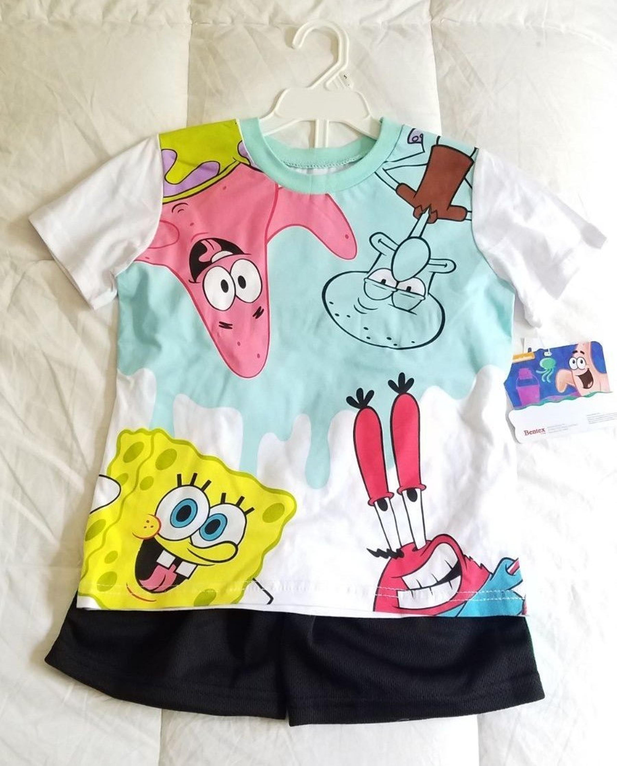 NWT SPONGEBOB T-Shirt Short Set Sz 5