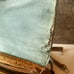 Piquadro Leather Blue Square Computer Briefcase Flapover Tote Travel Tan