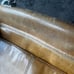 Piquadro Leather Blue Square Computer Briefcase Flapover Tote Travel Tan