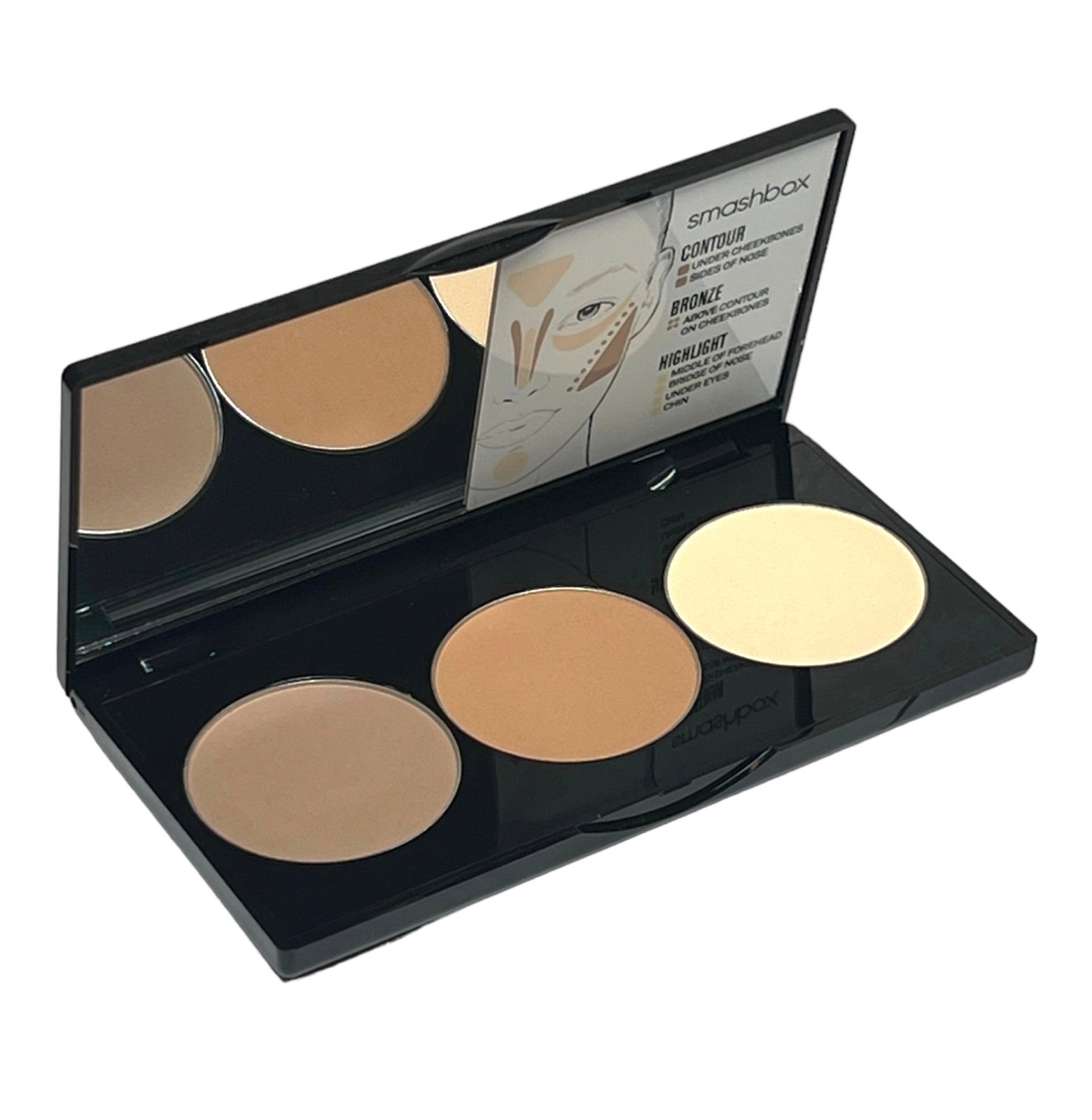 SMASHBOX Step-By-Step Contour Highlighter & Bronzer Face Palette Kit