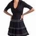 Shoshanna Antinea Tiered Black Dress Size XS