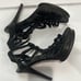 Stuart Weitzman Black Leather Strappy Gladiator Platform Stiletto Sandals 8.5
