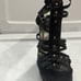 Stuart Weitzman Black Leather Strappy Gladiator Platform Stiletto Sandals 8.5