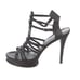 Stuart Weitzman Black Leather Strappy Gladiator Platform Stiletto Sandals 8.5