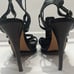 Stuart Weitzman Black Leather Strappy Gladiator Platform Stiletto Sandals 8.5
