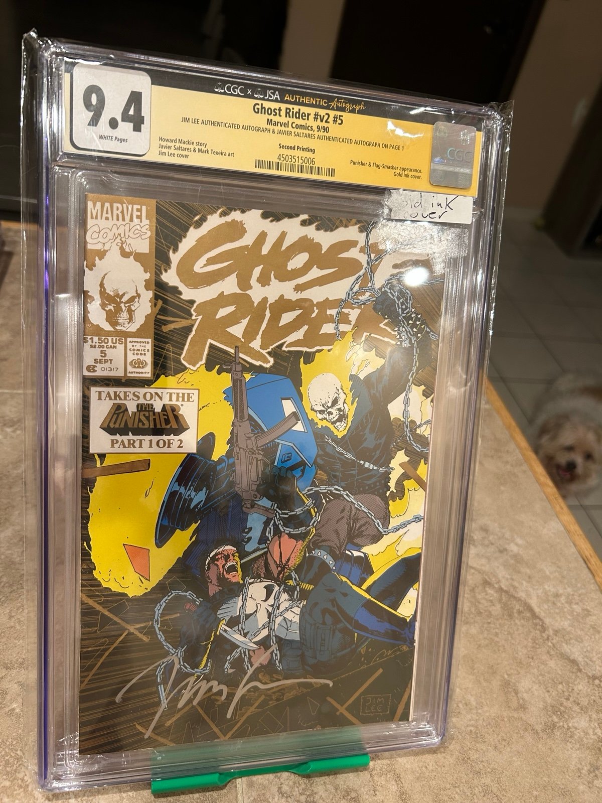 Ghost Rider V2 # 5 signed graded comic book