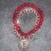 New Orleans Saints red and silver bracel