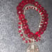New Orleans Saints red and silver bracel