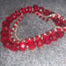 New Orleans Saints red and silver bracel
