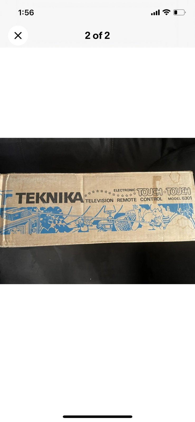Vintage Teknika TV television Remote Control 6301 New In Box