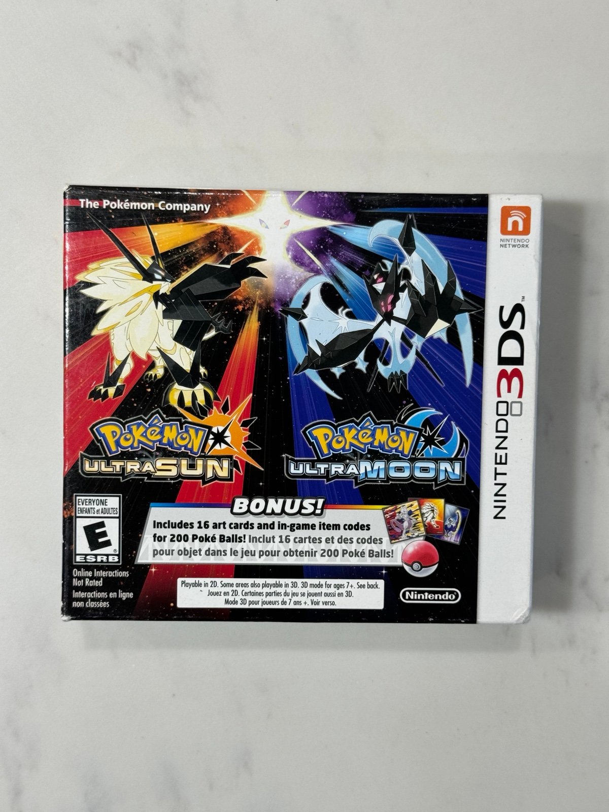 Pokemon Ultra Sun and Pokemon Ultra Moon Steelbook Edition for Nintendo 3DS NEW!
