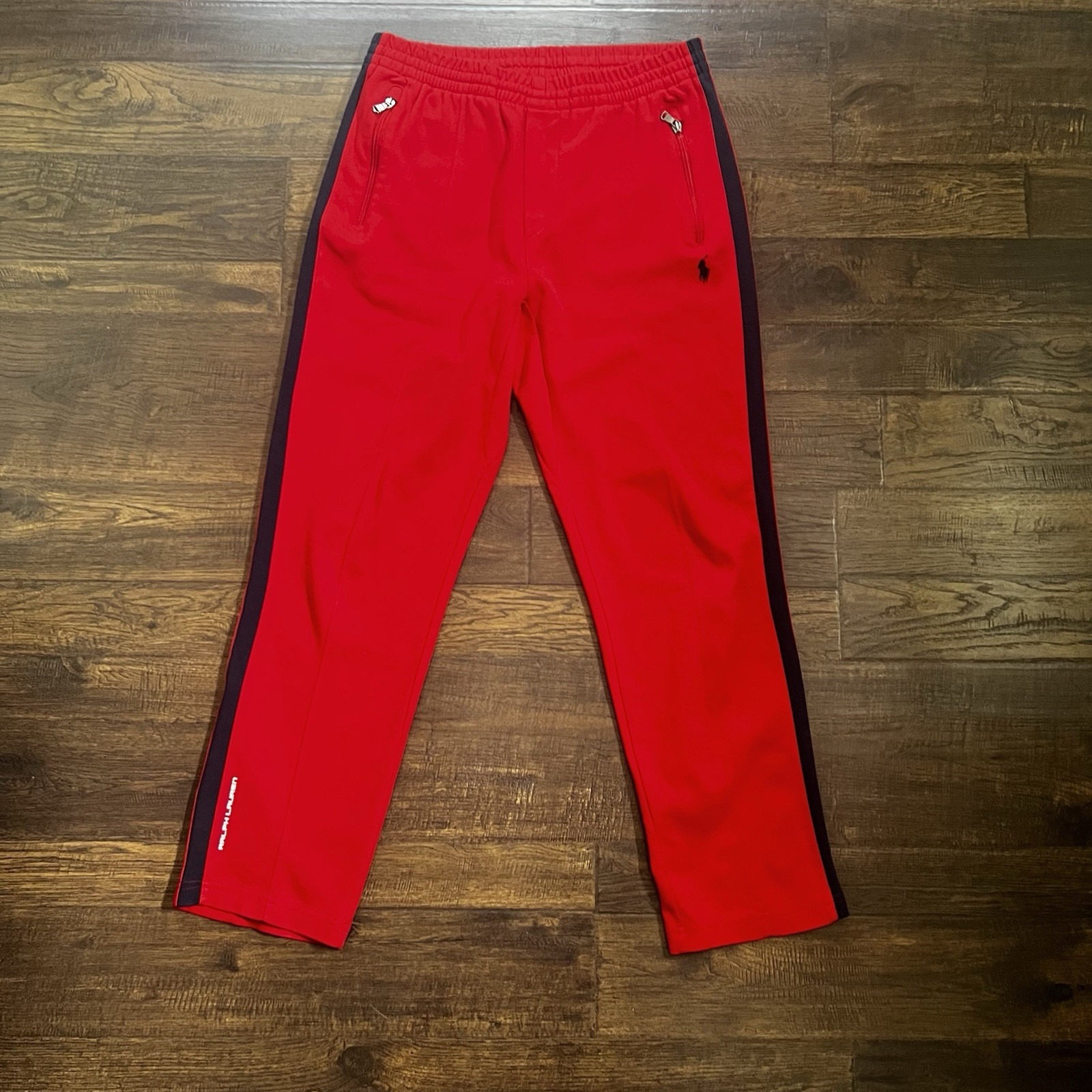 Polo Ralph Lauren Pants Mens Medium Joggers Sweatpants Performance Red Pony Logo